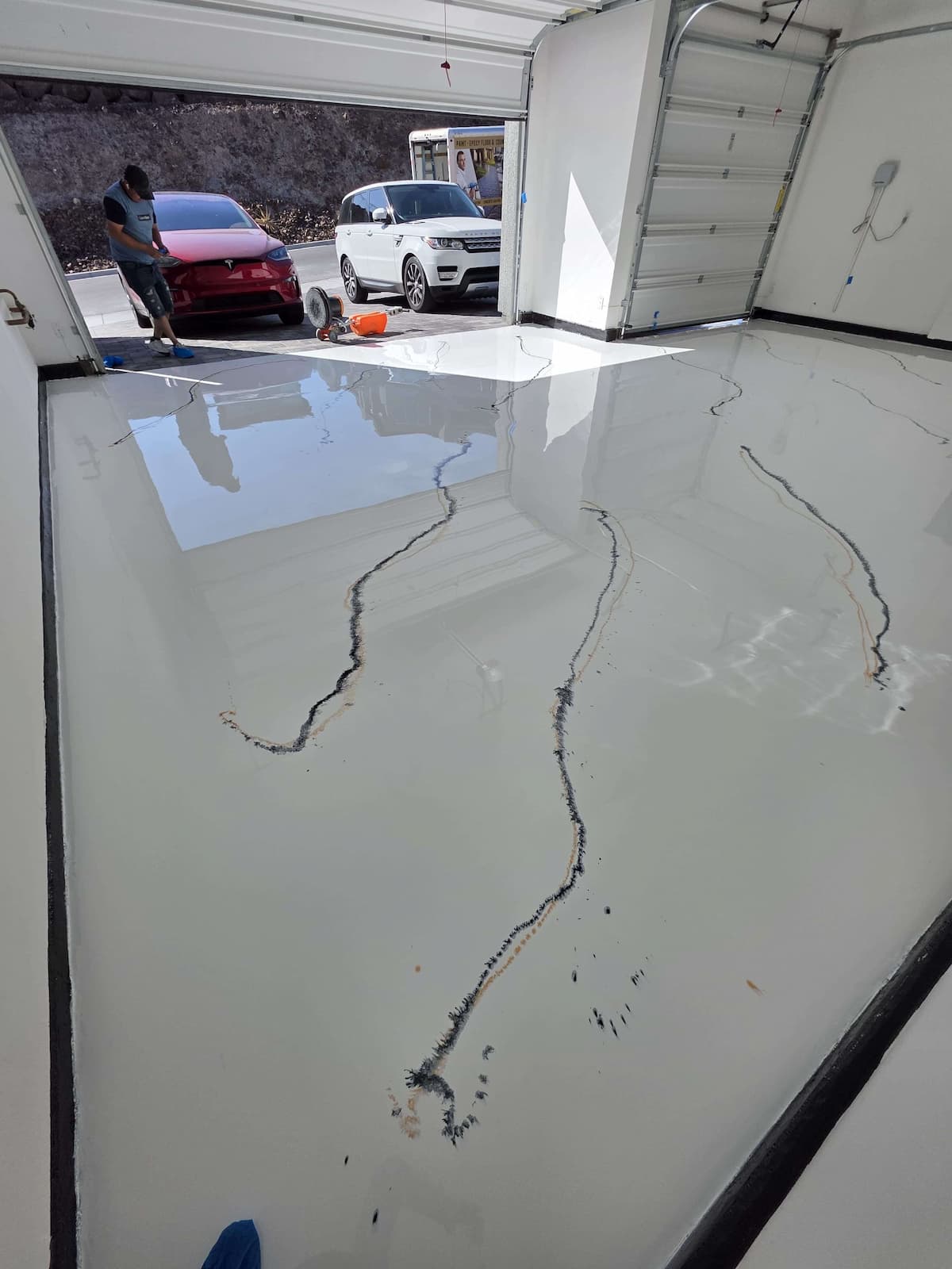 Concrete coating project