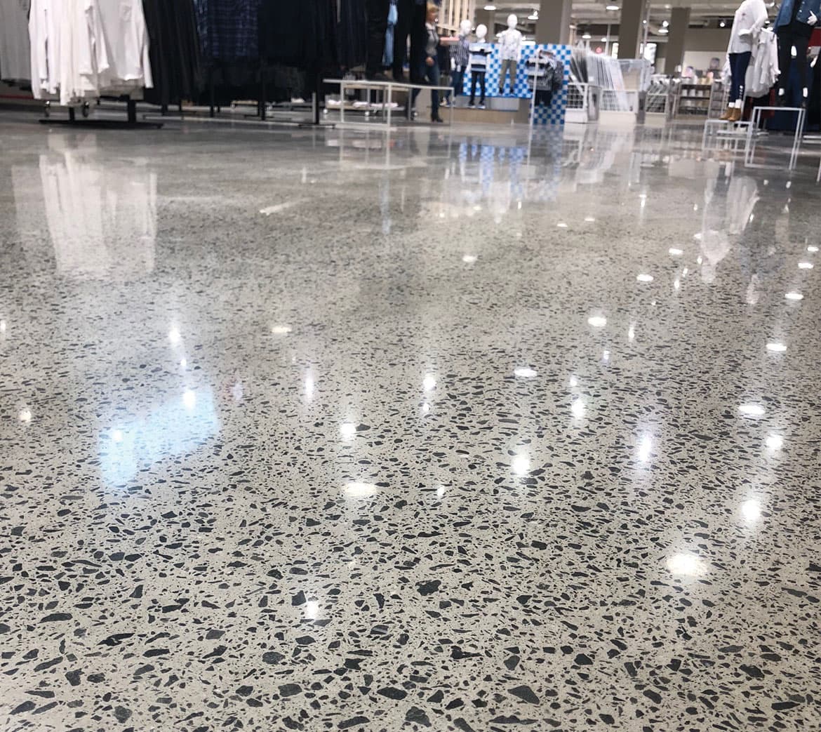 Polished concrete work