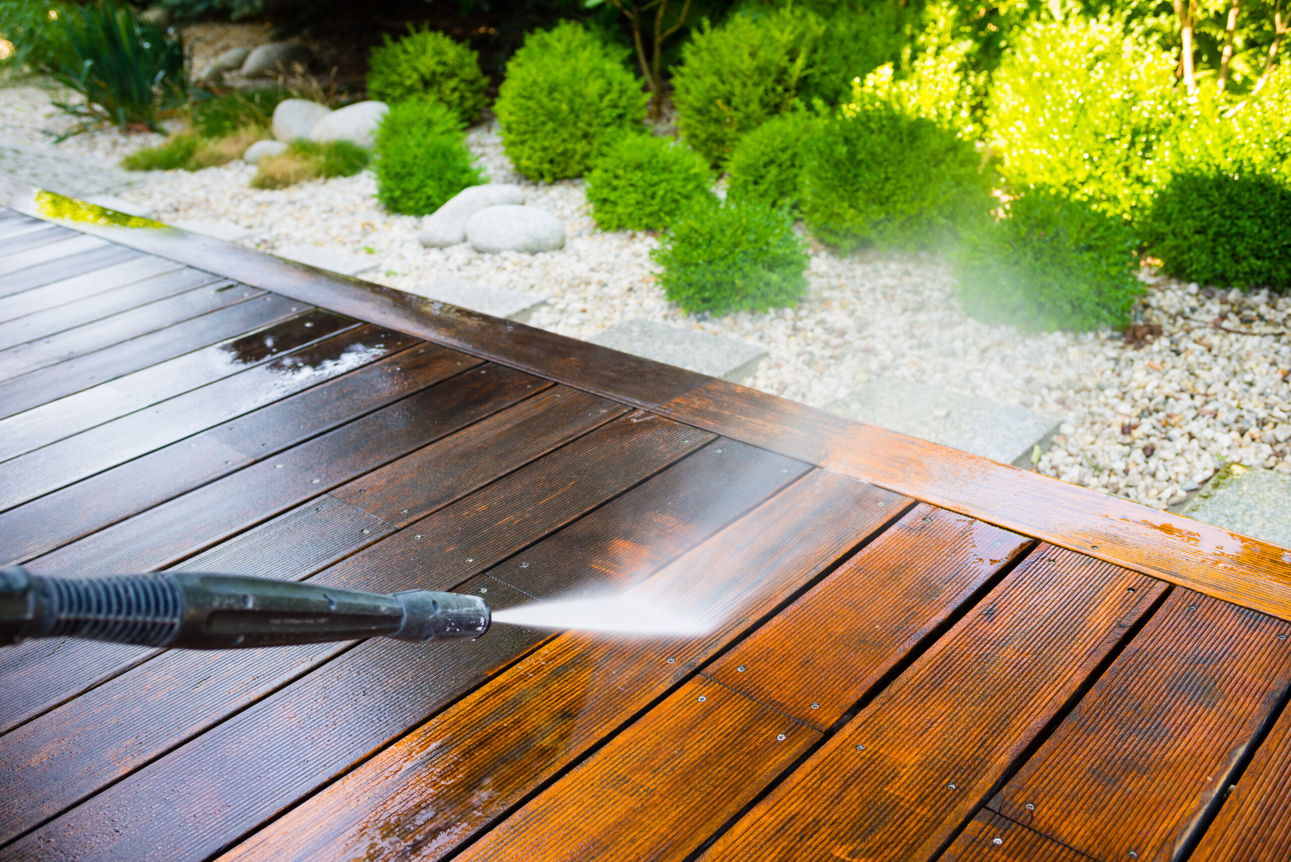 Pressure washing service